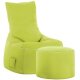 Sitzsack Swing SCUBA grün inkl. Sitzhocker SITTING POINT - B-Ware sehr gut