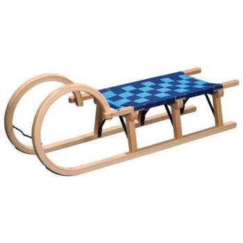 COLINT Schlitten Hörner Rodel Traditional Gurt 110...