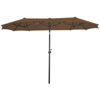 Balkonschirm Sonnenschirm Viento ca. 300 x150 cm mocca...