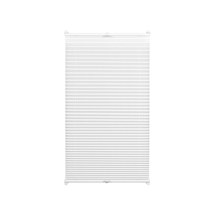 Gardinia EASYFIX Plissee, funktioneller Sonnenschutz, klemmbar, höhenverstellbar, 40 x 130 cm, weiß, B-Ware einwandfrei