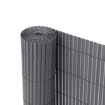 Ribelli Sichtschutzmatte, aus PVC, 120 x 400 cm, anthrazit - B-Ware sehr gut