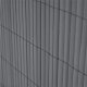 Ribelli PVC Sichtschutzmatte Sichtschutzzaun Balkon Windschutz 120 x 400 cm, anthrazit - B-Ware sehr gut