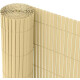 Sichtschutzmatte Zaunsichtschutz PVC ca. 0,9 x 4m bambus - B-Ware sehr gut