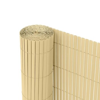 Ribelli Zaunsichtschutz Sichtschutzmatte PVC 1,4 x 4 m bambus - B-Ware sehr gut