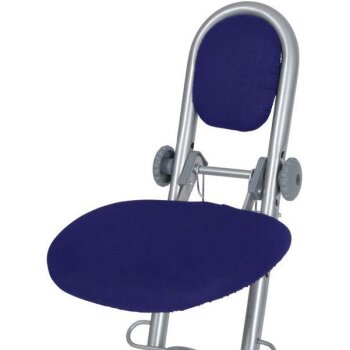 Stehstuhl Stehsitz Bügelstehhilfe Stehhilfe Höhenverstellbar blau - B-Ware sehr gut