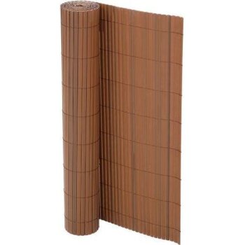 Sichtschutzmatte Zaunsichtschutz PVC ca. 1 x 4m bambus - B-Ware sehr gut
