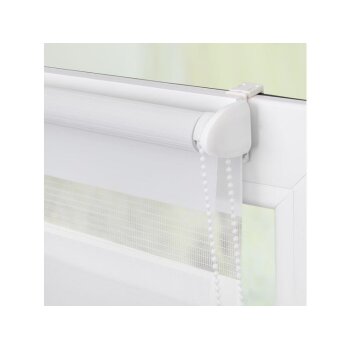 Lichtblick Duo Rollo, Klemmfix ohne Bohren, 95 x 150 cm, weiß - B-Ware sehr gut