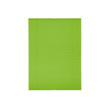 Lichtblick Klemmfix Plissee, stufenloses Einstellen, blickdicht, Montage ohne Bohren, 45 x 130 cm, Grün - B-Ware sehr gut