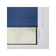 Lichtblick Klemmfix Thermo-Rollo, blickdicht, wärmeisolierend, Montage ohne Bohren, 100 x 150 cm, blau - B-Ware sehr gut