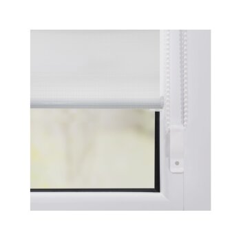 Lichtblick Klemmfix Duo-Rollo, Sonnen- und Sichtschutz, Lichtregulierung, ohne Bohren, Weiß, 90 x 150 cm - B-Ware sehr gut