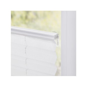 Lichtblick Plissee »Haftfix«, mit Kraft-Haft-Saugnäpfen, blickdicht, lichtdurchlässig, Weiß, 65 cm - B-Ware sehr gut