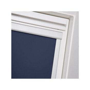 Dachfensterrollo Verdunkelung Lichtblick Blau 38.3 x 74.0 - B-Ware sehr gut