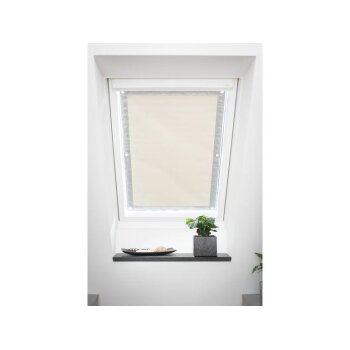 Dachfenster Sonnenschutz Haftfix 59 x 96,9 cm Beige Lichtblick - B-Ware sehr gut