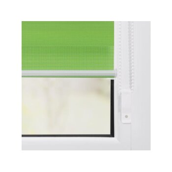 Lichtblick Duo-Rollo, Klemmfix ohne Bohren, 70 x 150 cm, grün - B-Ware sehr gut