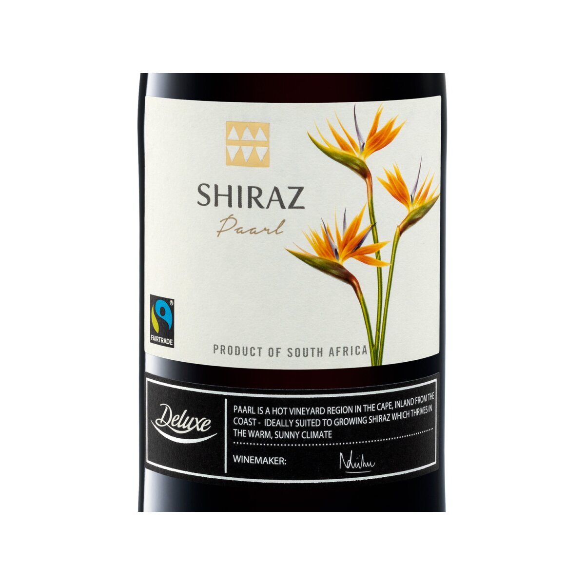 Fairtrade Shiraz Paarl trocken, Rotwein 2022, 4,99 €