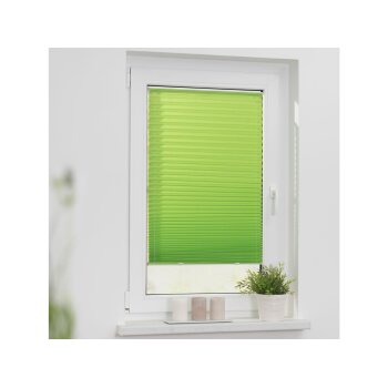 Lichtblick Plissee »Haftfix«, mit Kraft-Haft-Saugnäpfen, blickdicht, lichtdurchlässig, 65 x 130 cm, grün - B-Ware sehr gut