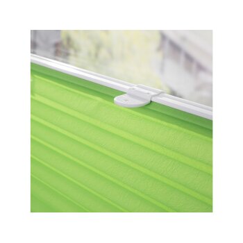 Lichtblick Plissee »Haftfix«, mit Kraft-Haft-Saugnäpfen, blickdicht, lichtdurchlässig, 65 x 130 cm, grün - B-Ware sehr gut