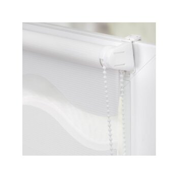Lichtblick »Klemmfix-Welle« Duo-Rollo, 60 x150 cm, weiß - B-Ware sehr gut