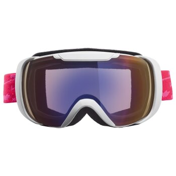 CRIVIT® Skibrille / Snowboardbrille, weiß/pink,...
