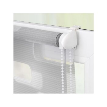 Lichtblick Duo Rollo, Doppelrollo, klemmfix, 45 x 150 cm, grau - B-Ware sehr gut