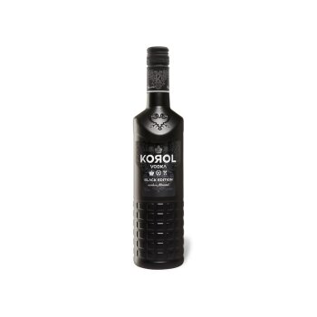 Korol Vodka Black Edition Carbon Filtrated 42% Vol B-Ware...