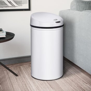 Ribelli Mülleimer, mit Automatik-Sensor, 30 L, weiß - B-Ware sehr gut