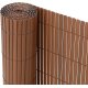 Ribelli Sichtschutzmatte, aus PVC, 90 x 400 cm, braun - B-Ware sehr gut