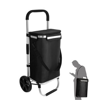 Ribelli Einkaufstrolley klappbar Tragetasche mit...