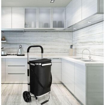 Ribelli Einkaufstrolley klappbar Tragetasche mit Kühlfach - B-Ware sehr gut