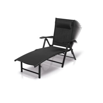 Liegestuhl Gartenliege Sonnenliege Liege Aluminium...