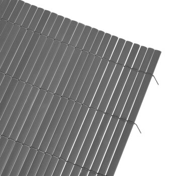 Ribelli PVC Sichtschutzmatte Balkon Windschutz 0,8 x 3 m grau B-Ware einwandfrei