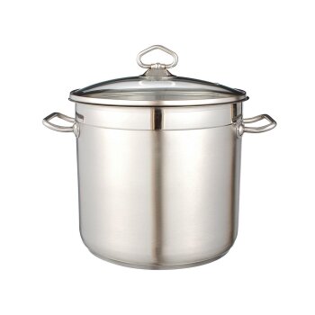 GSW Edelstahl-Jumbotopf »Profi« (10 L) -...