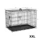 Hundebox Hundetransportbox Transportbox faltbar 107 cm Ribelli B-Ware einwandfrei