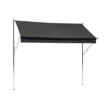 Klemmmarkise ausziehbaren Standrohren 300 x 150 cm...