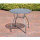 greemotion »Toulouse« Gartentisch, Ø 80 cm, grau - B-Ware sehr gut