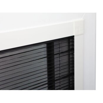 Insektenschutz Plissee Fliegengitter Fenster 100 x 120 cm weiß wip - B-Ware sehr gut