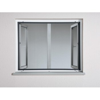 2er Set Fliegengitter Insektenschutz Fenster 100 x 120 cm...