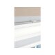 MELINERA® Duo/ Zebra Rollo, für Tür oder bodentiefe Fenster, 80 x 210 cm weiß - B-Ware sehr gut
