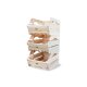 HABAU Holzkiste 3er-Set 27x38x20 cm naturbelassen stapelbar Kiefer Massivholz - B-Ware sehr gut