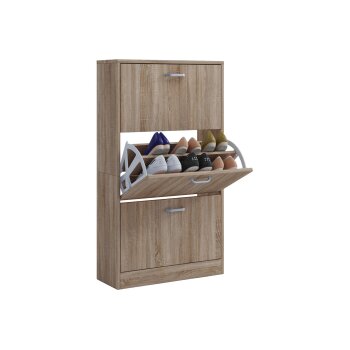 VCM Schuhschrank Sipos, Sonoma-Eiche, L - B-Ware sehr gut