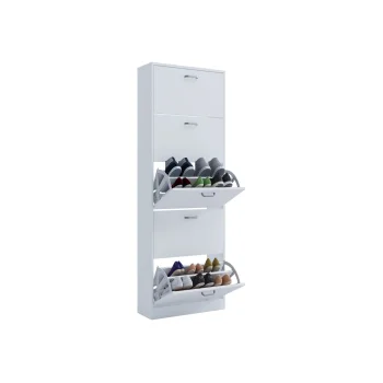 VCM Schuhschrank Sipos, Weiß, XL - B-Ware sehr gut