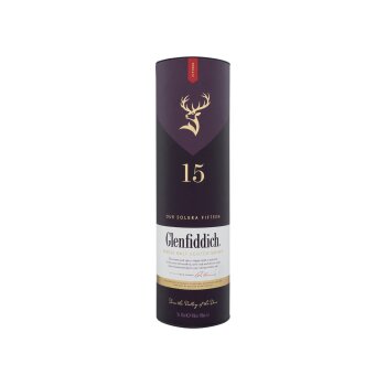 Glenfiddich Solera Reserve Speyside Single Malt Scotch Whisky 15 Jahre mit Geschenkbox 40% Vol