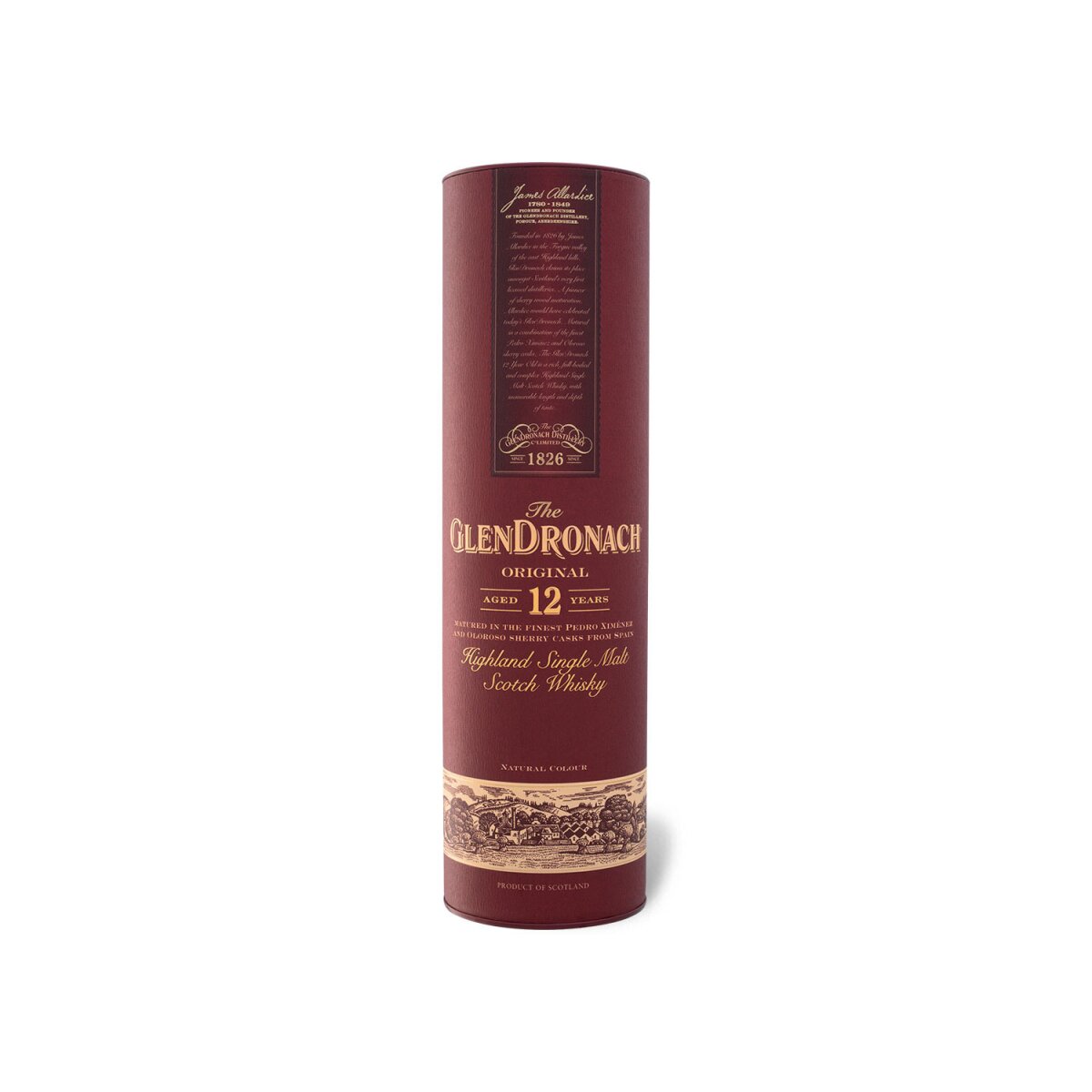 Glendronach Highland Single Malt Scotch Whisky 12 Jahre mit Geschenkbox 43%  Vol, 30,99 €