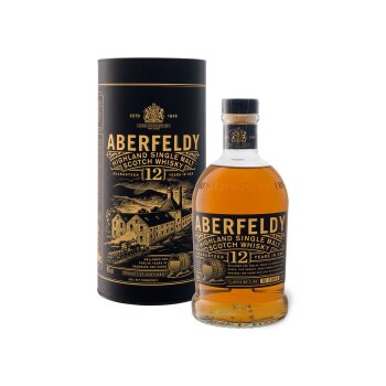 Aberfeldy 12 Years Old Highland Single Malt Scotch Whisky...