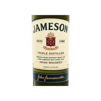 Jameson Irish Whiskey 40% Vol