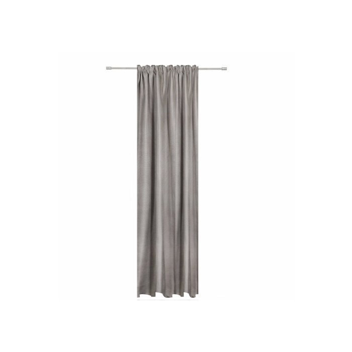 mydeco Schlaufenvorhang »Dim«, blickdicht, verdunkelnd, grau, 135 x 245 cm - B-Ware originalverpackt