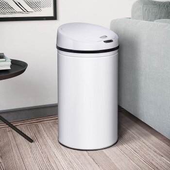 Ribelli Edelstahl Mülleimer - Abfalleimer mit Sensor - automatisches Öffnen und Schließen 60L weiß - B-Ware sonstiges
