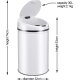 Ribelli Edelstahl Mülleimer - Abfalleimer mit Sensor - automatisches Öffnen und Schließen 60L weiß - B-Ware sonstiges