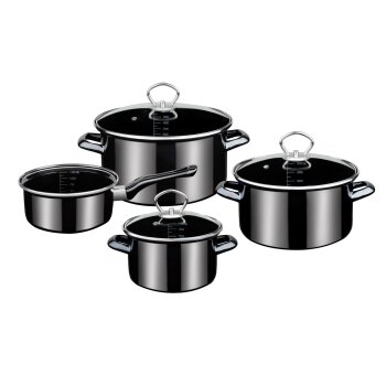 GSW Kochtopf-Set 7tlg. Profi, Black-Star - B-Ware sehr gut
