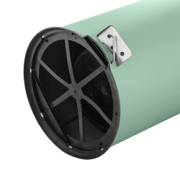 Ribelli Edelstahl-Treteimer, rund, 30 L, mint - B-Ware neuwertig